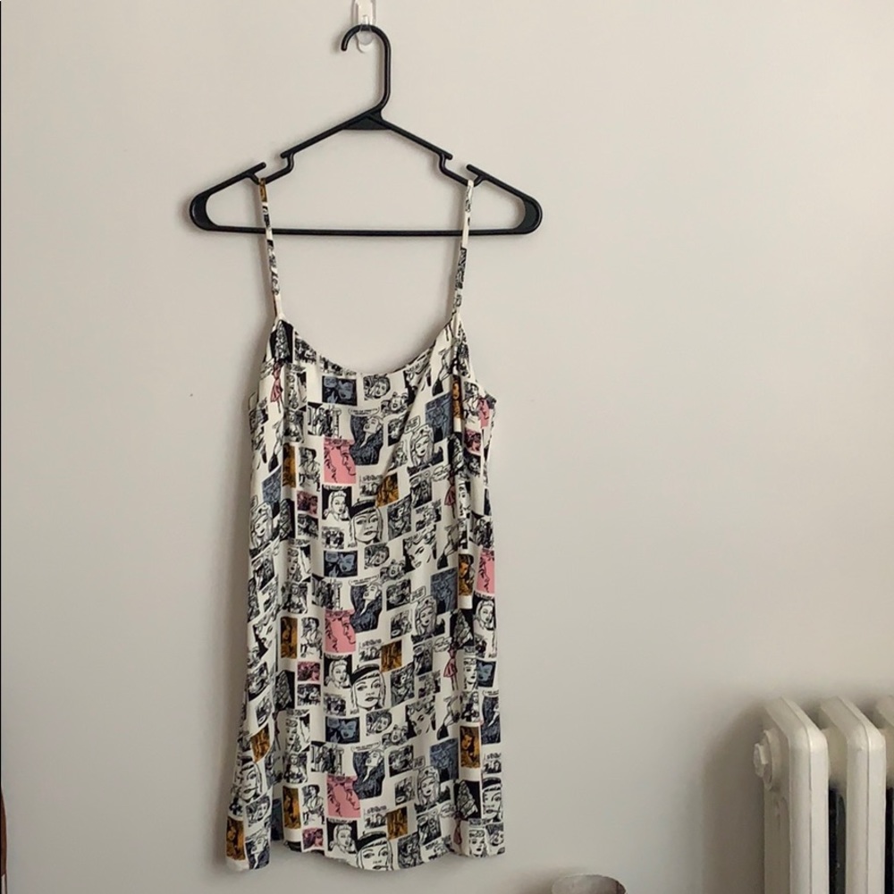 Reformation Lindsay Dress in Comic Print
